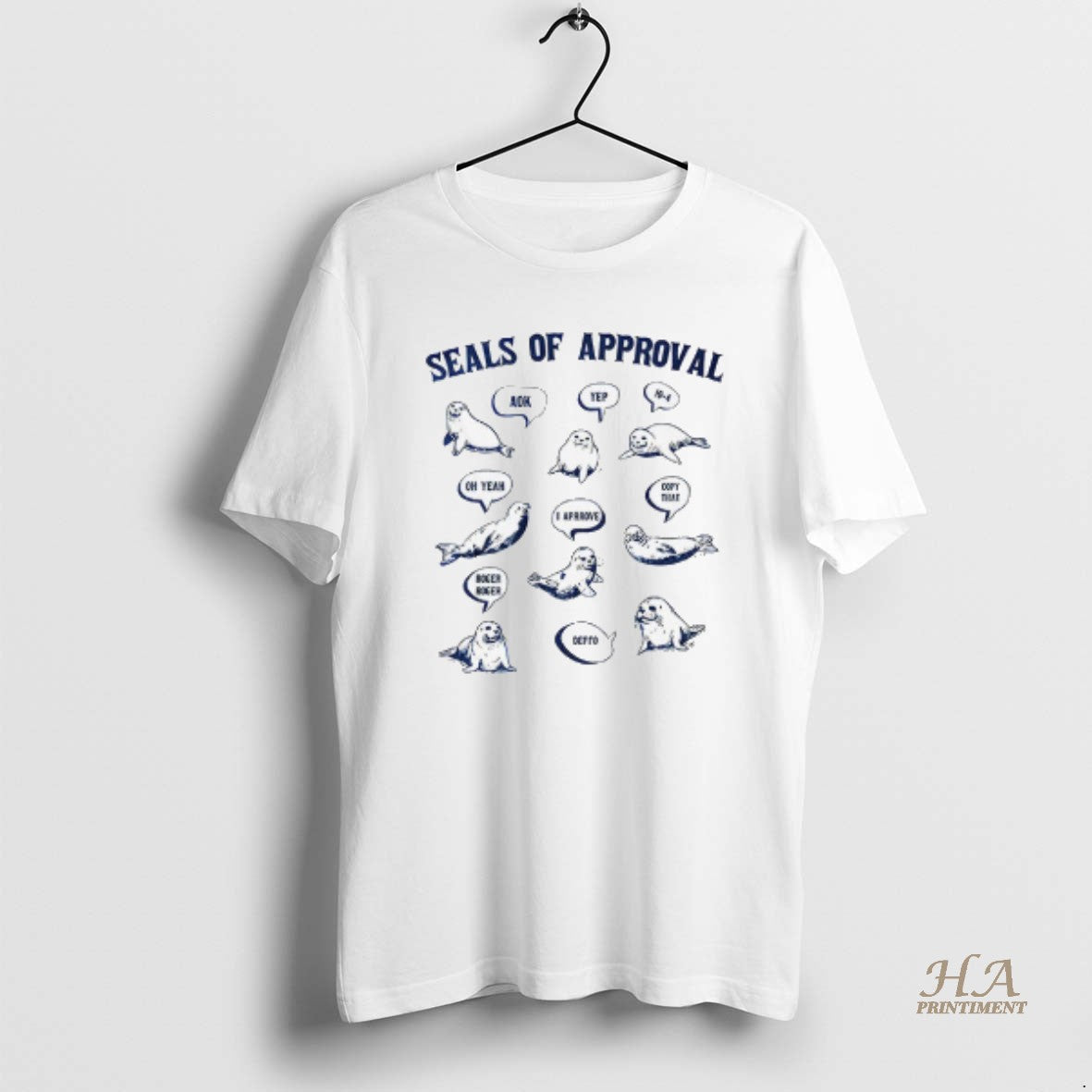 Official Seals Of Approval Funny Seal Graphic Shirt Hoodie Sweatshirt | PurePodTees.com