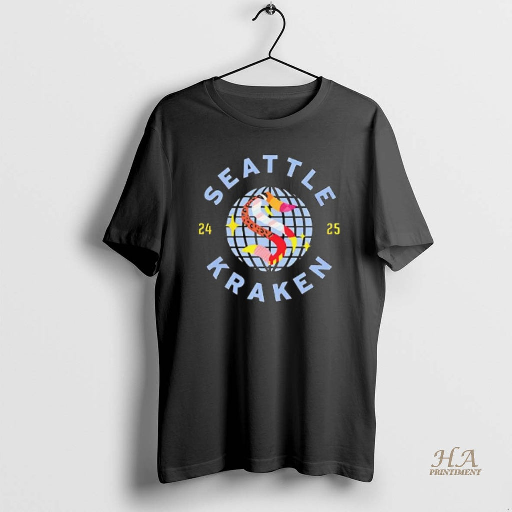 Official Seattle Kraken Pride Night 2025 Logo Shirt Hoodie Sweatshirt | PurePodTees.com