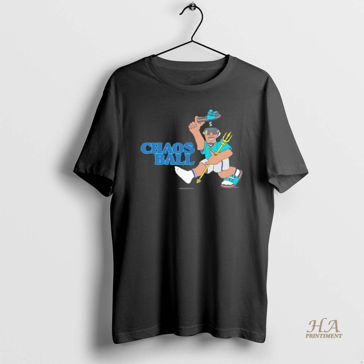 Official Seattle Mariners Trident Chaos Ball Shirt Hoodie Sweatshirt | PurePodTees.com