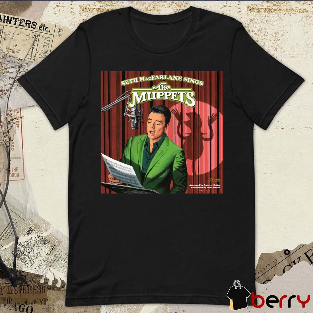 Seth MacFarlane Sings The Muppets New Album September 18 2026 Poster t-shirt
