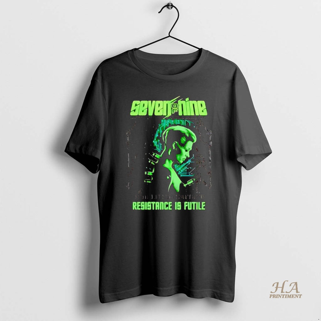 Official Seven Of Nine Resistance Is Future Shirt Hoodie Sweatshirt | PurePodTees.com