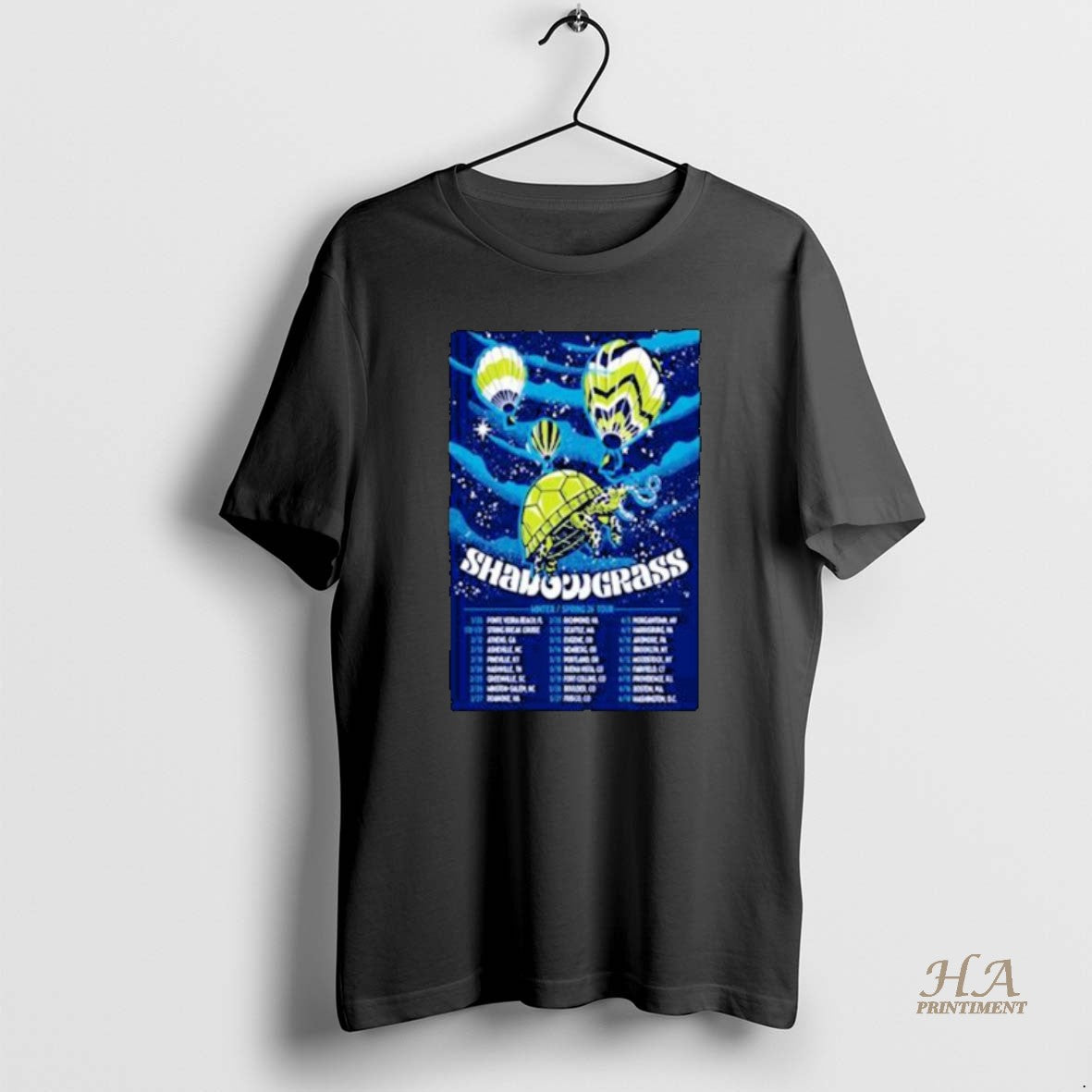 Official Shadowgrass Winter Spring 2026 Tour Dates Shirt Hoodie Sweatshirt | PurePodTees.com
