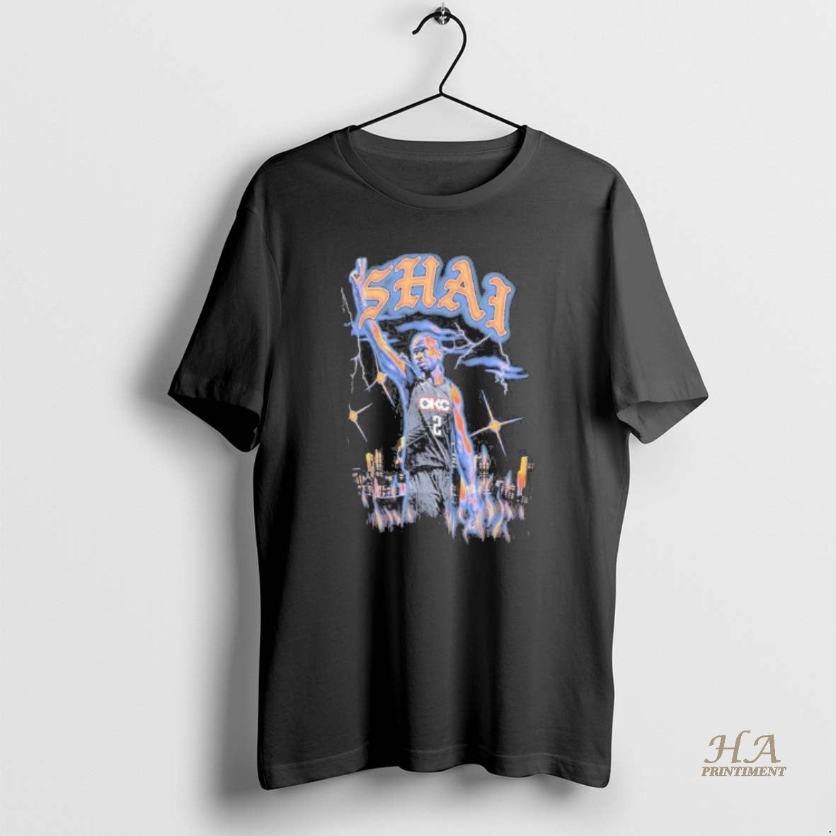 Official Shai Gilgeous Alexander Oklahoma City Thunder 2025 26 City Edition Player Shirt Hoodie Sweatshirt | PurePodTees.com
