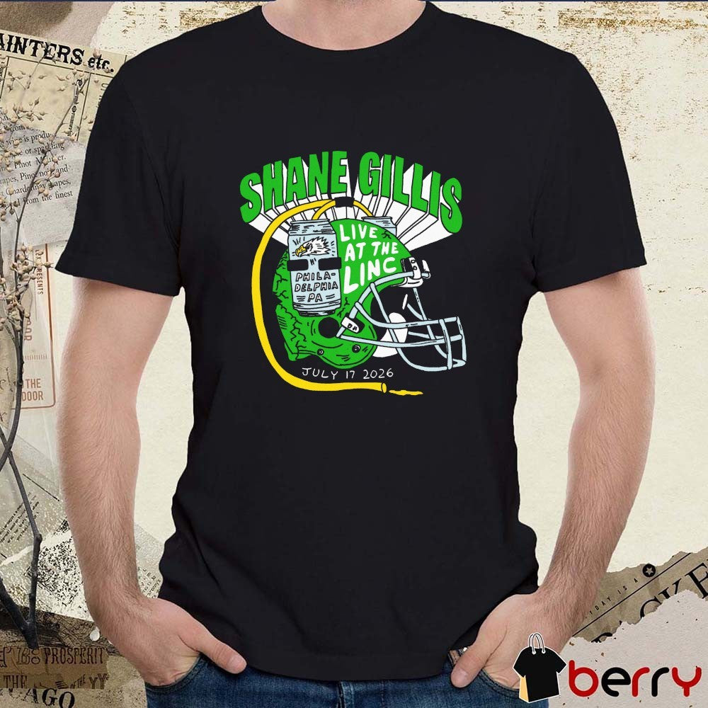 Shane Gillis Live At The Linc Philadelphia July 17 2026 Heavyslime Helmet t-shirt