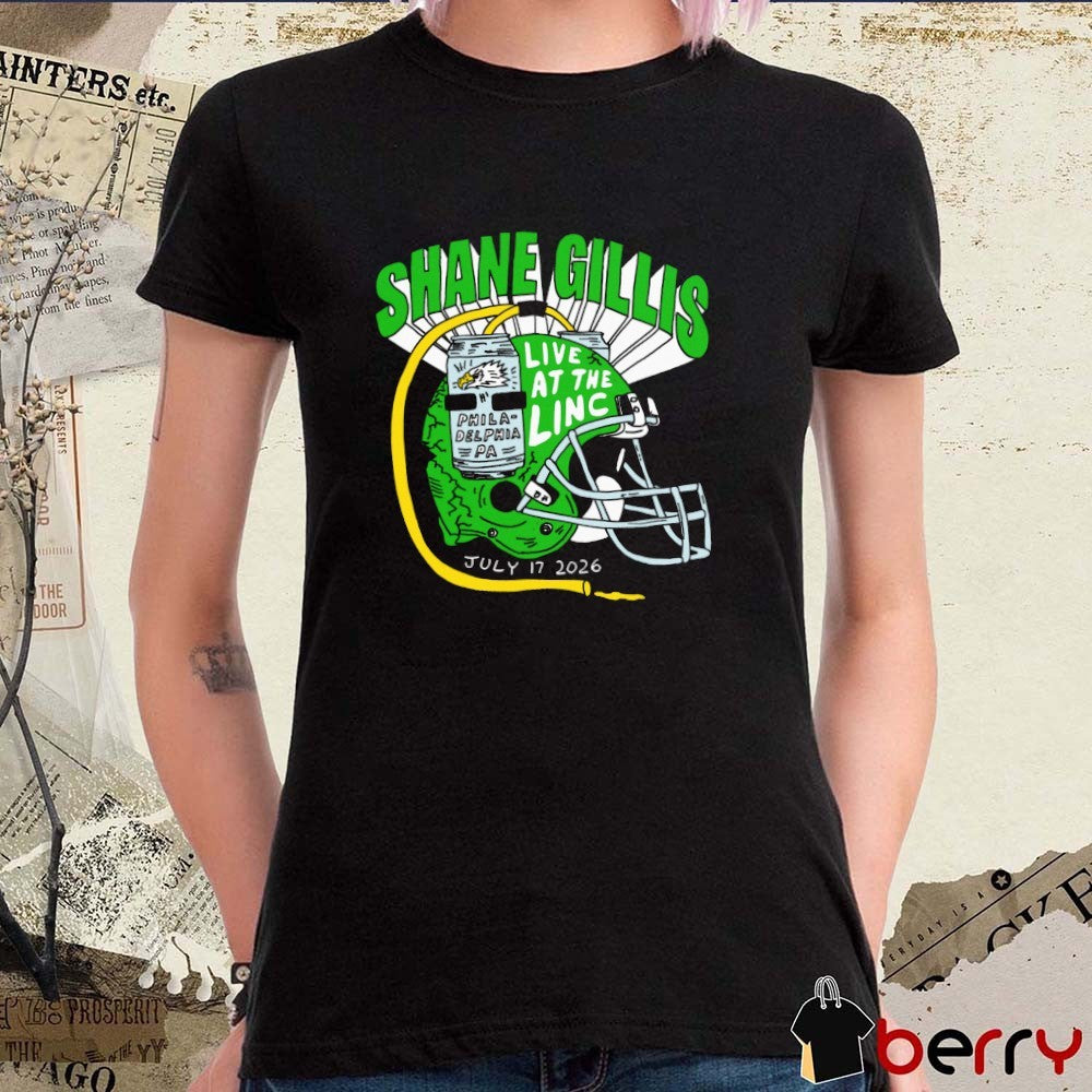 Shane Gillis Live At The Linc Philadelphia July 17 2026 Heavyslime Helmet t-shirt