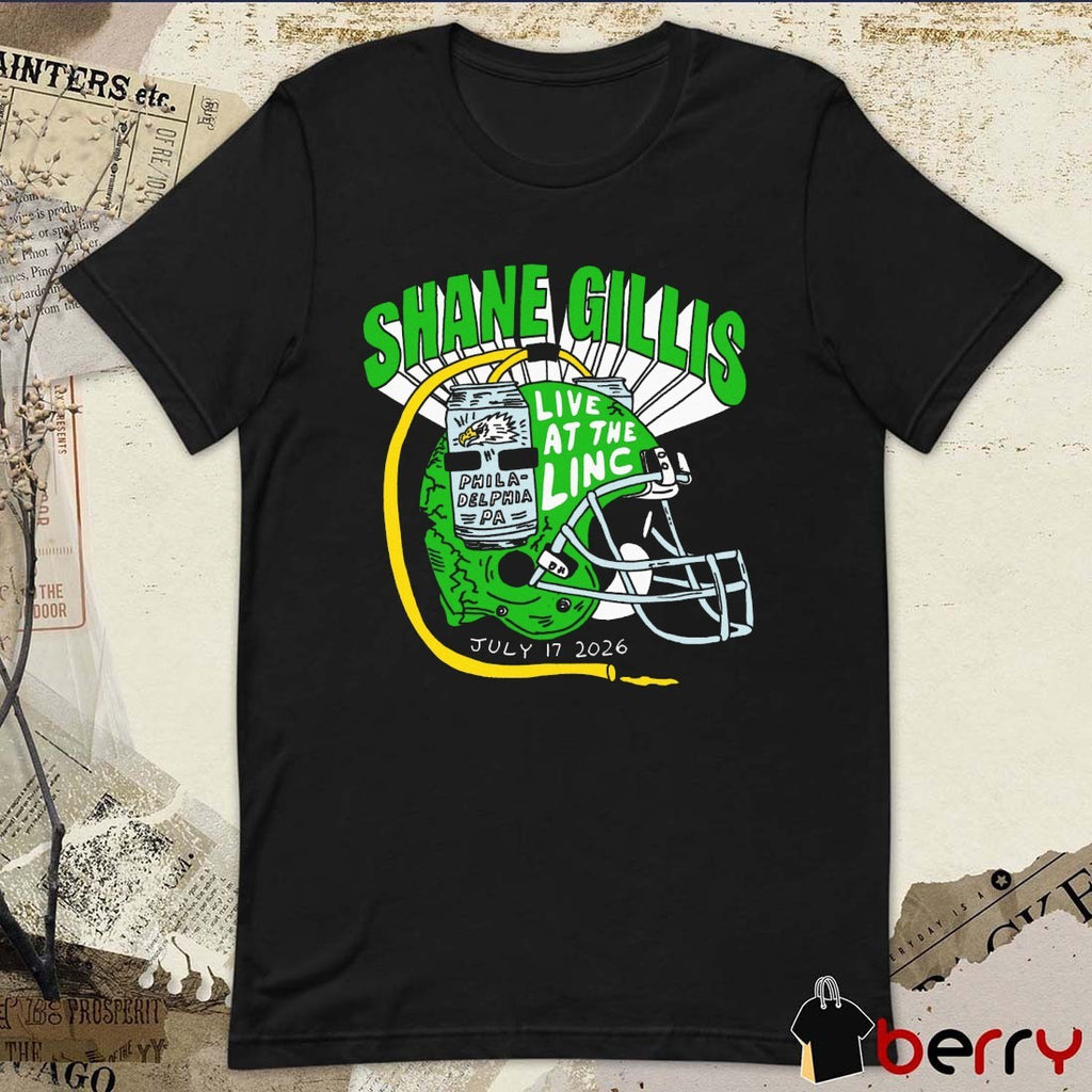 Shane Gillis Live At The Linc Philadelphia July 17 2026 Heavyslime Helmet t-shirt