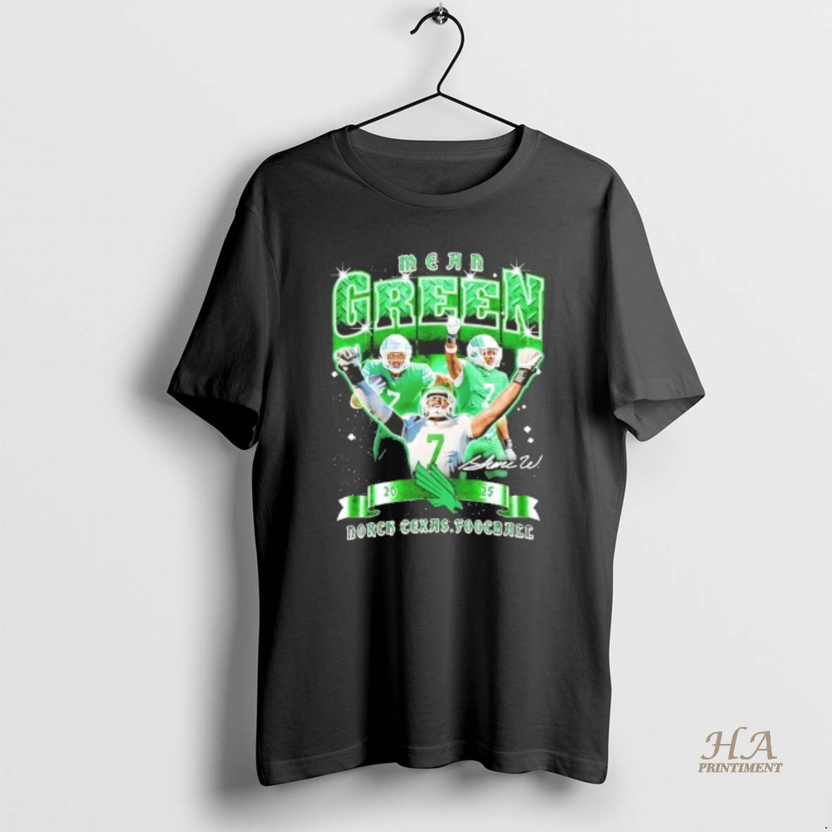 Official Shane Whitter Picture Collage 2025 North Texas Mean Green Shirt Hoodie Sweatshirt | PurePodTees.com