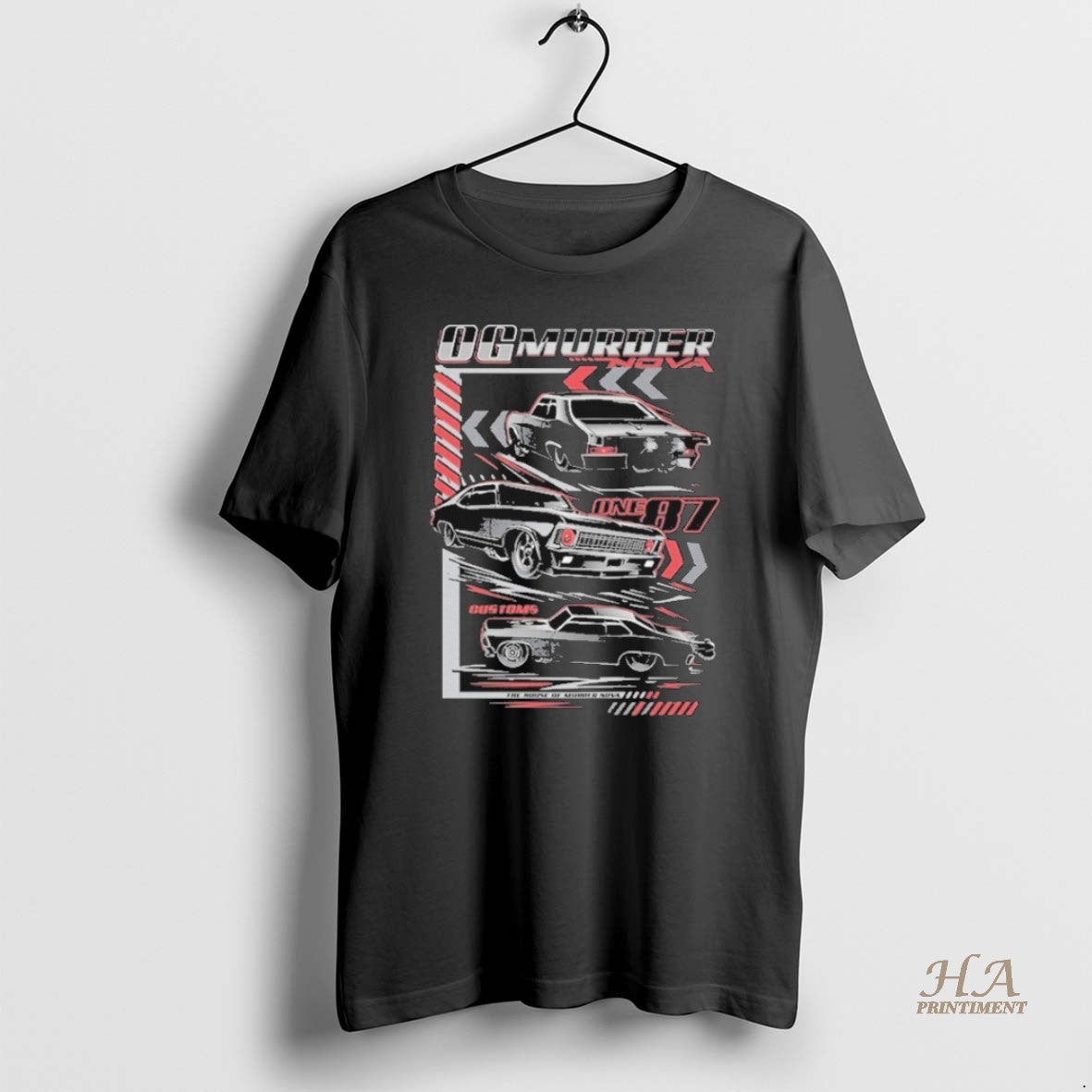 Official Shawn Ellington Murder Nova Red Og 187 Customs Shirt Hoodie Sweatshirt | PurePodTees.com