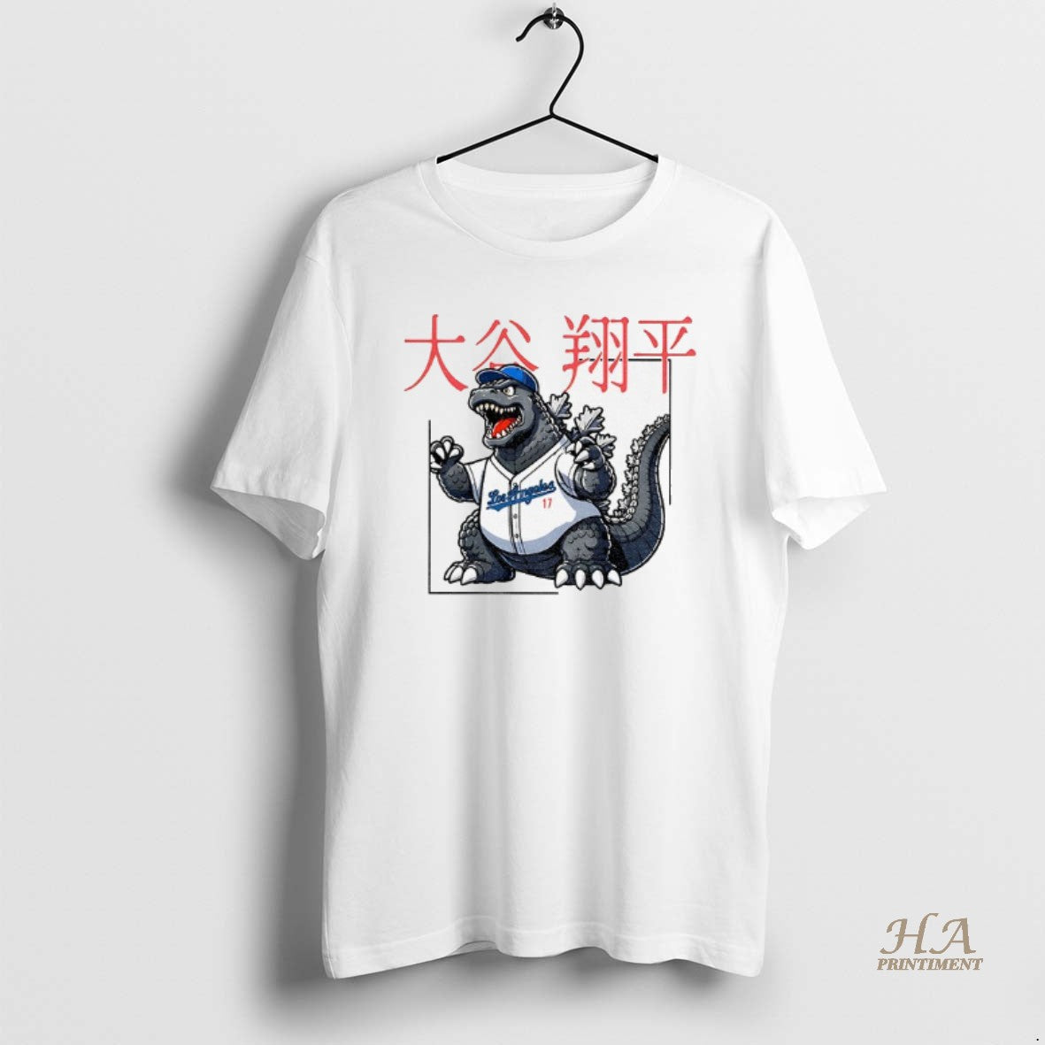 Official Shohei Ohtani Godzilla 17 Los Angeles Dodgers Shirt Hoodie Sweatshirt | PurePodTees.com