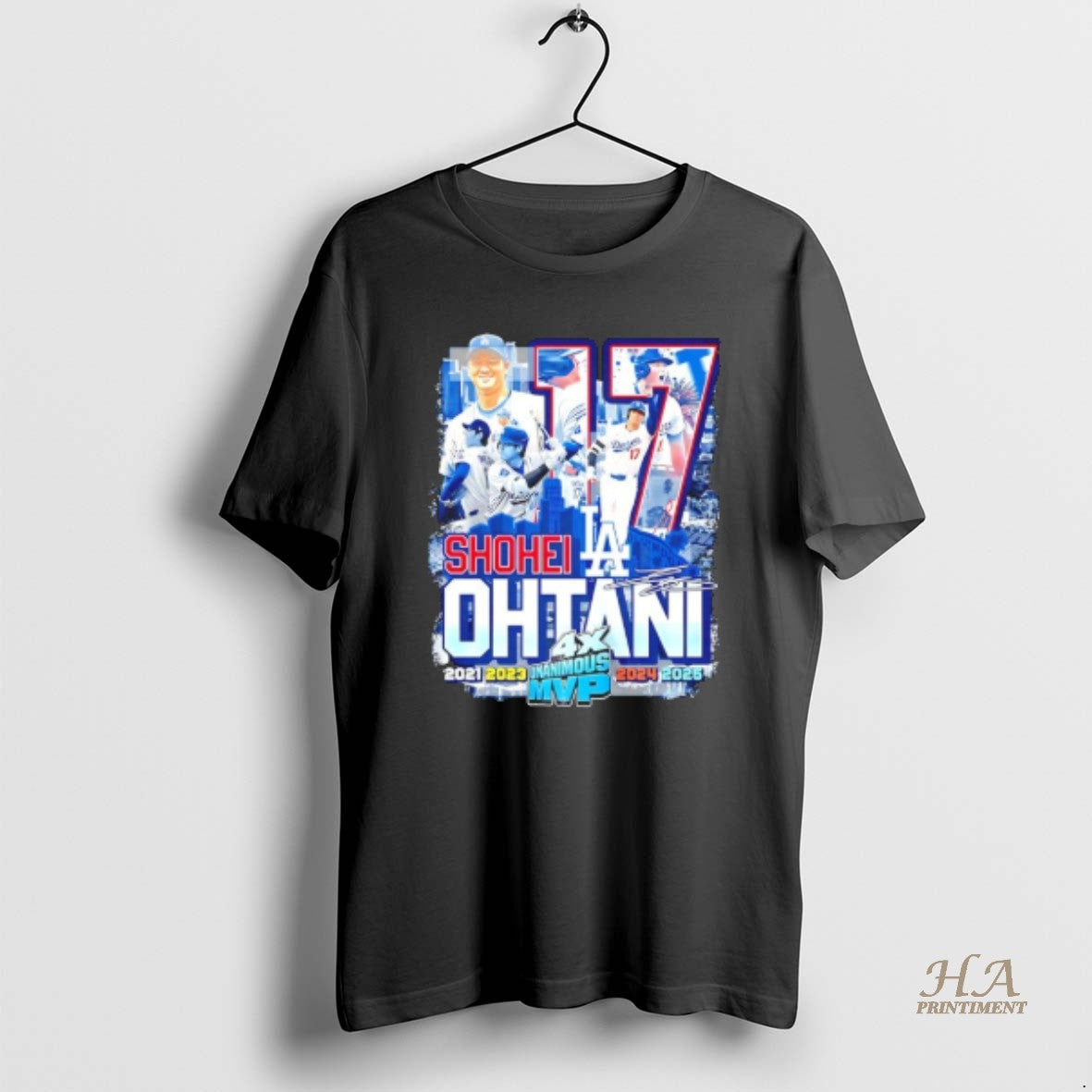 Official Shohei Ohtani La Dodgers 4x Unanimous Mvp Signature Shirt Hoodie Sweatshirt | PurePodTees.com