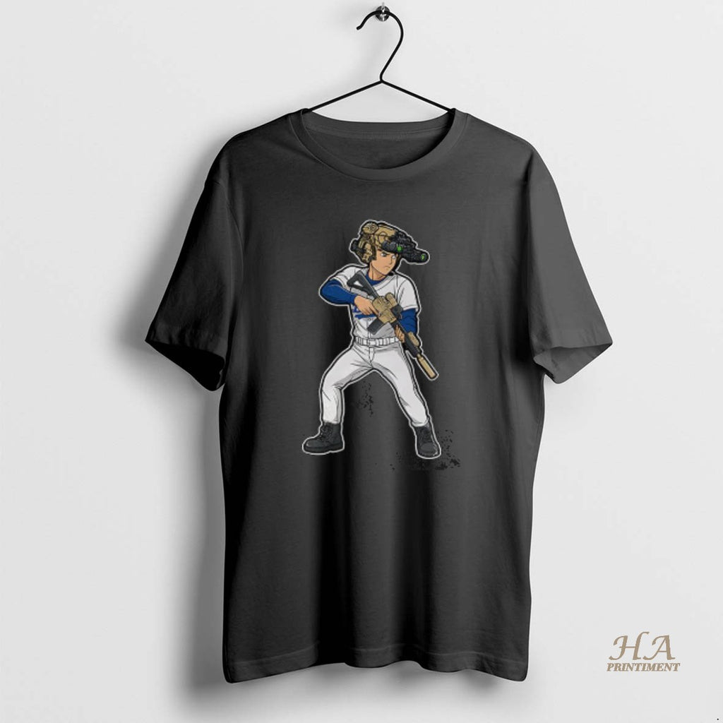 Official Shohei Ohtani Los Angeles Dodgers Baseball Shotime Soldier Shirt Hoodie Sweatshirt | PurePodTees.com