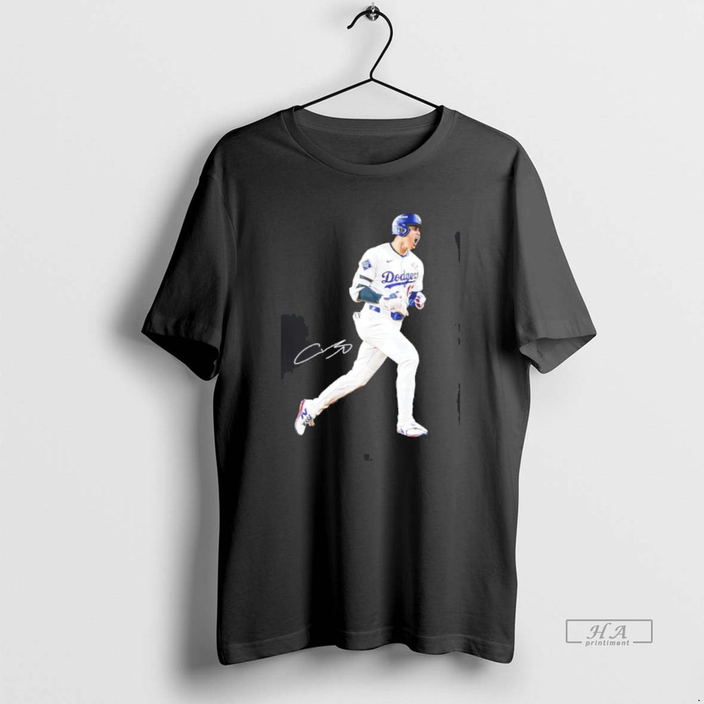 Official Shohei Ohtani Mvp Los Angeles Dodgers Game 3 2025 Signature Shirt Hoodie Sweatshirt | PurePodTees.com