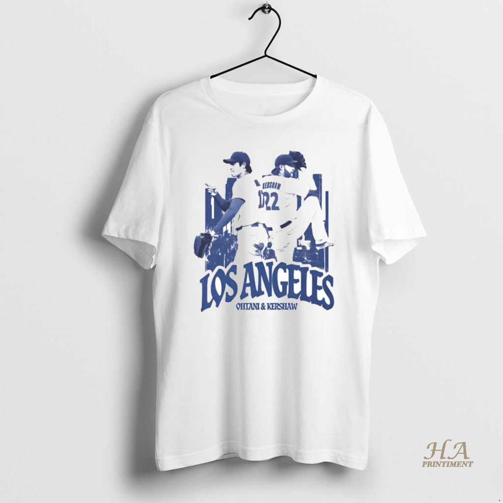 Official Shohei Ohtani And Clayton Kershaw La Dodgers Shirt Hoodie Sweatshirt | PurePodTees.com