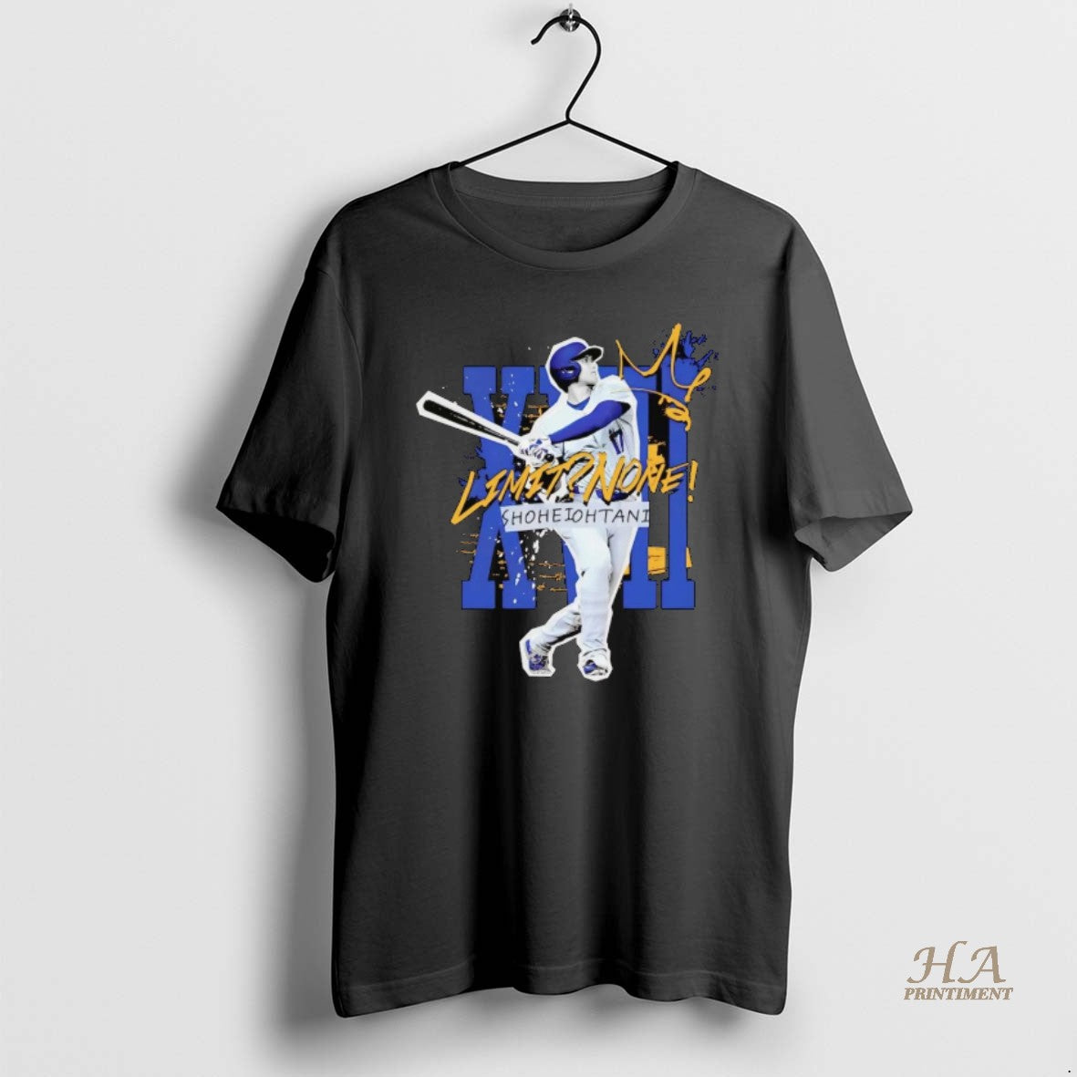 Official Shohei Ohtani No Limit Los Angeles Dodgers Shirt Hoodie Sweatshirt | PurePodTees.com