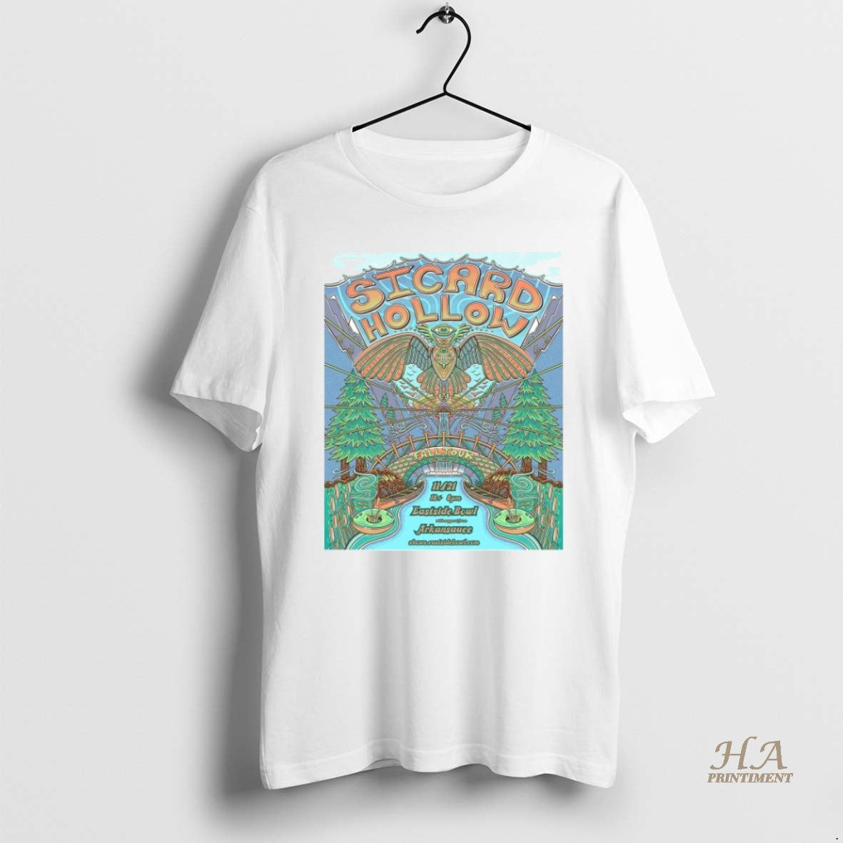 Official Sicard Hollow Fall Tour Eastside Bowl Nashville Tn Nov 21 2025 Shirt Hoodie Sweatshirt | PurePodTees.com