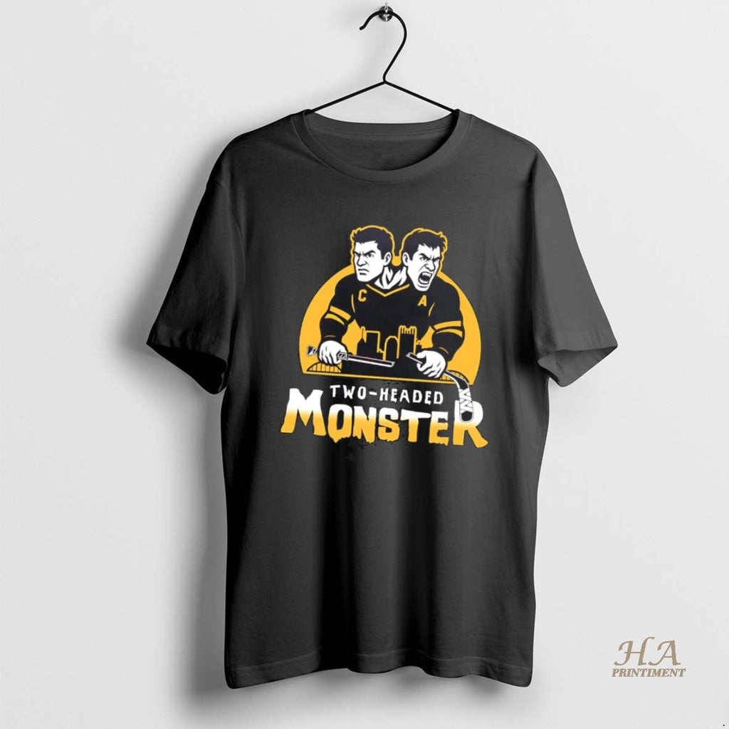Official Sidney Crosby And Evgeni Malkin Two Headed Monster Penguins Shirt Hoodie Sweatshirt | PurePodTees.com