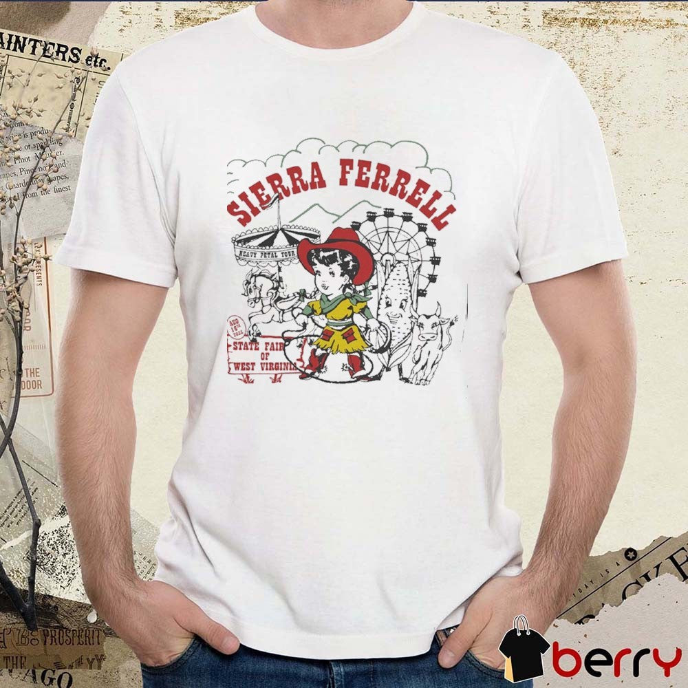 Sierra Ferrell Lewisburg WV West Virginia State Fair August 16 2026 t-shirt