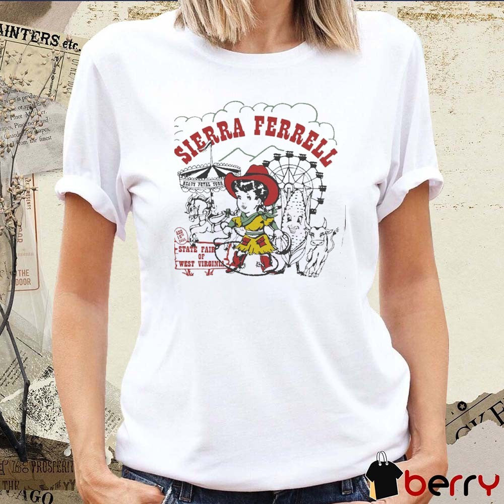 Sierra Ferrell Lewisburg WV West Virginia State Fair August 16 2026 t-shirt
