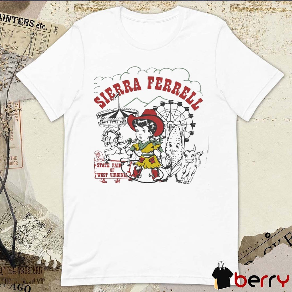 Sierra Ferrell Lewisburg WV West Virginia State Fair August 16 2026 t-shirt