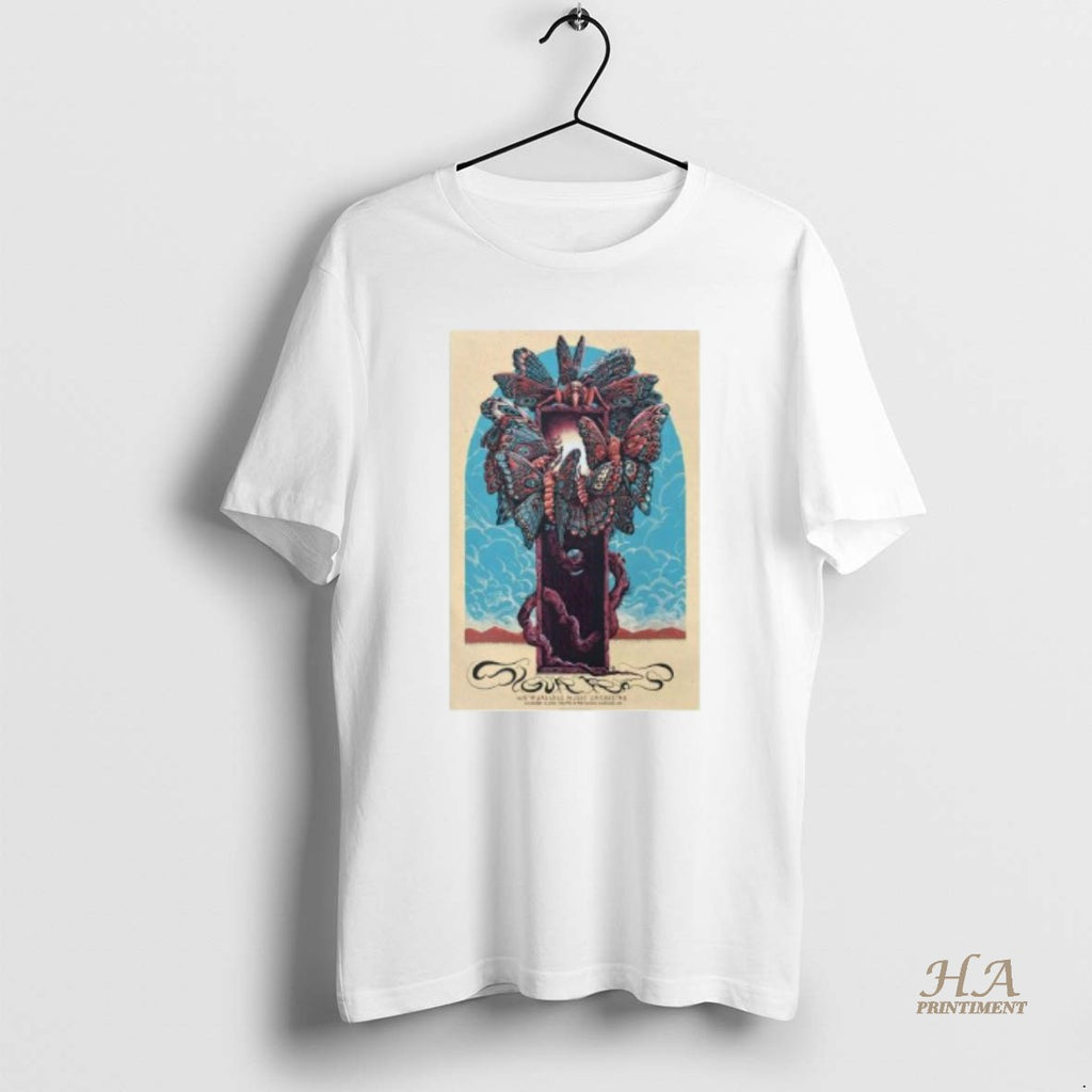 Official Sigur Ros Portland Or Nov 14 2025 Tour Circle White Shirt Hoodie Sweatshirt | PurePodTees.com