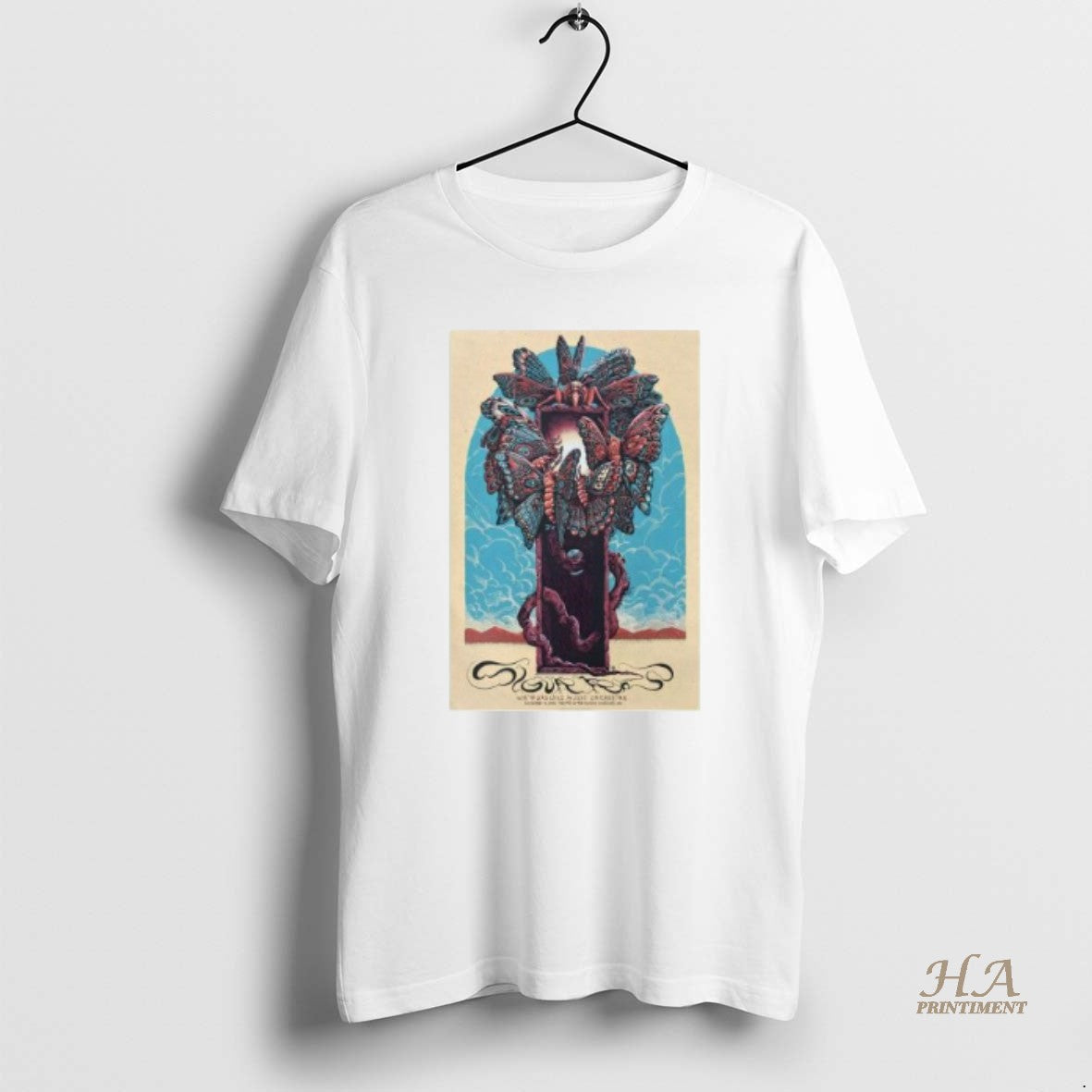 Official Sigur Ros Portland Or Nov 14 2025 Tour Circle White Shirt Hoodie Sweatshirt | PurePodTees.com