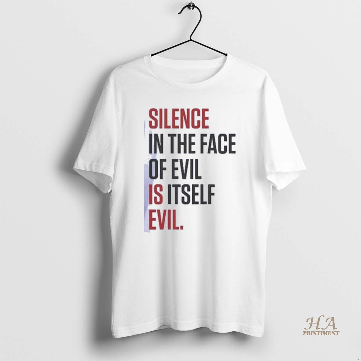 Official Silence In The Face Of Evil Is Itself Evil Shirts Hoodie Sweatshirt | PurePodTees.com