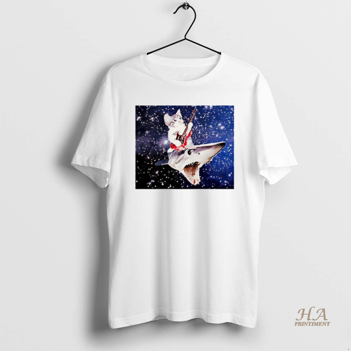 Official Silly Cats Guitars Allowed Sharks Christmas Shirt Hoodie Sweatshirt | PurePodTees.com