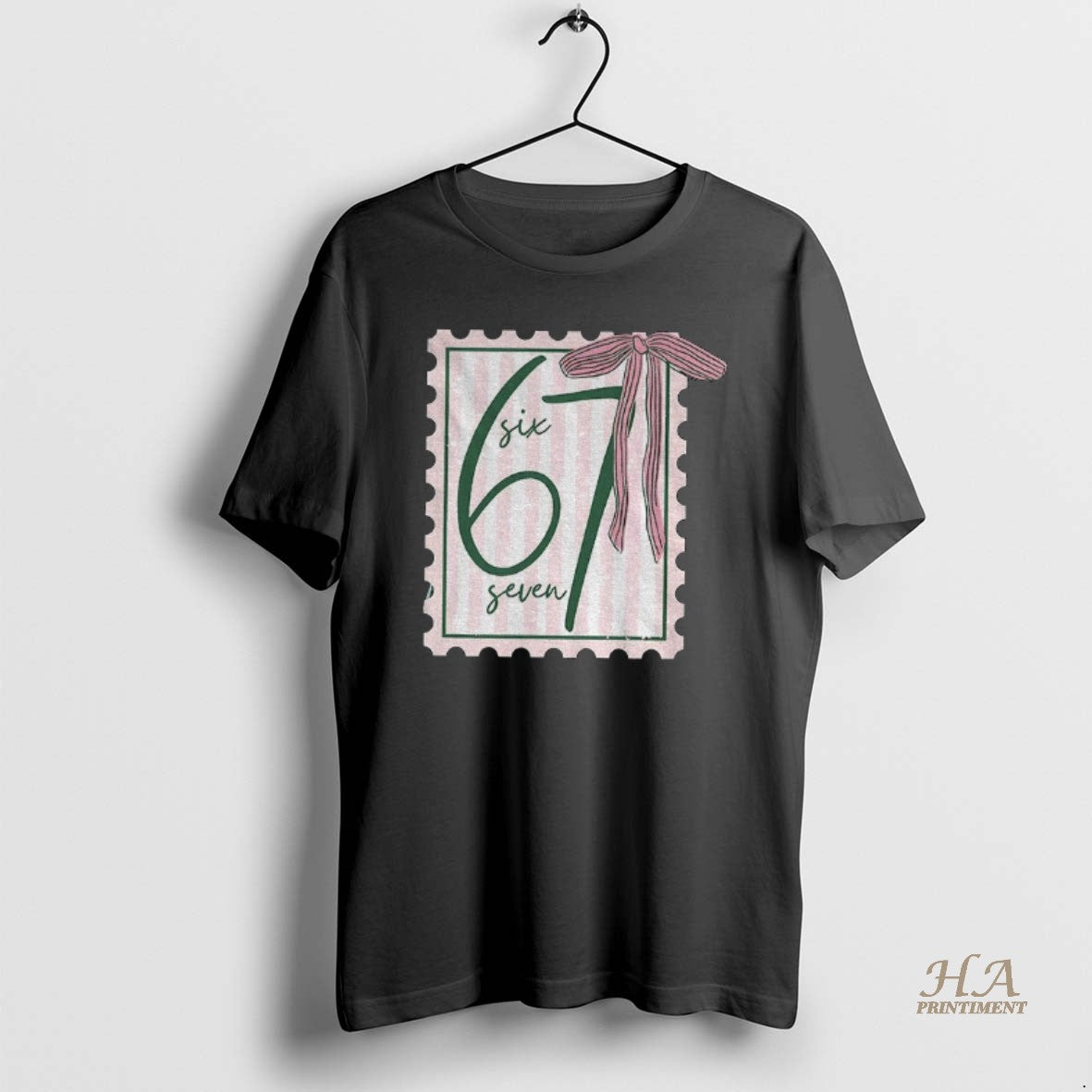 Official Six Seven Christmas Stamp Viral Saying 67 Shirt Hoodie Sweatshirt | PurePodTees.com