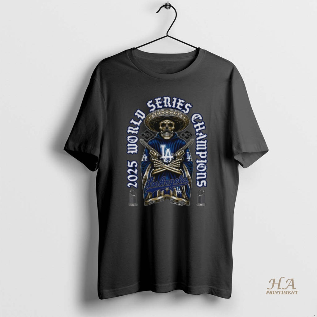 Official Skeleton Mexico Los Angeles Dodgers Back 2 Back World Series Champions Game 7 Of Shirt Hoodie Sweatshirt
