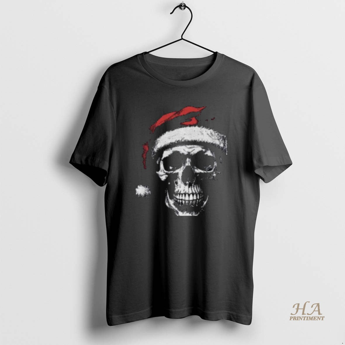 Official Skeleton Santa Gothic Christmas Shirt Hoodie Sweatshirt | PurePodTees.com