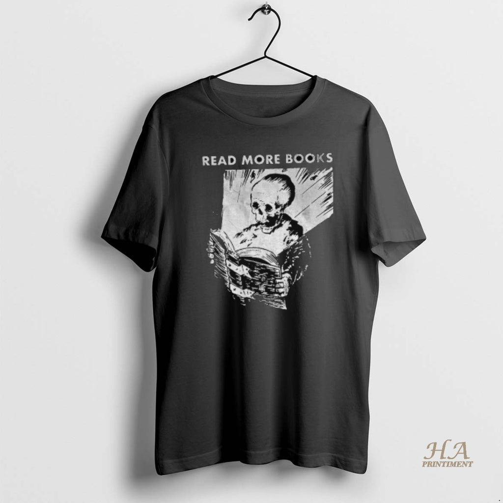 Official Skeleton Read More Books Vintage Shirt Hoodie Sweatshirt | PurePodTees.com