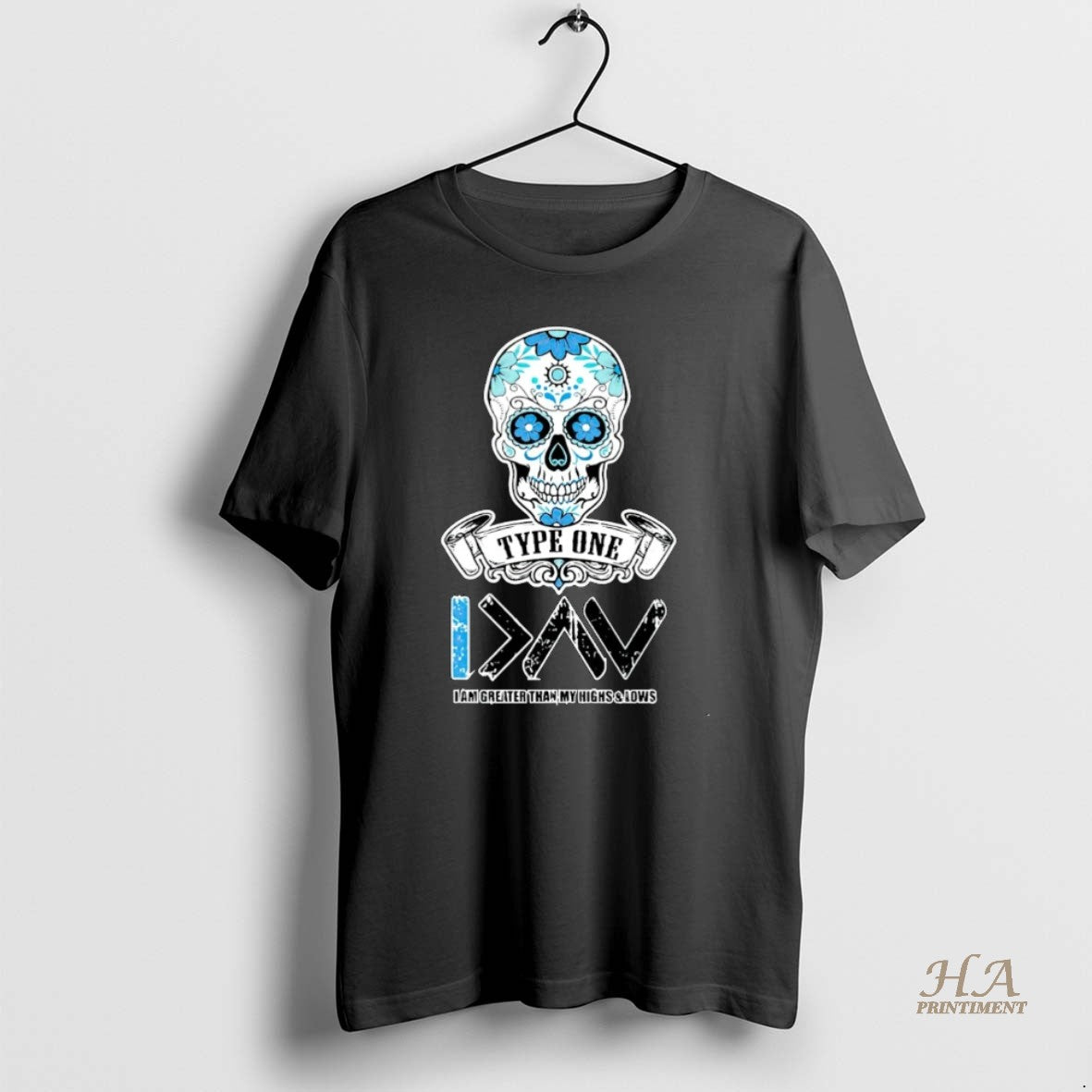 Official Skull I Am Greater Than My Highs And Lows Christmas Shirt Hoodie Sweatshirt | PurePodTees.com