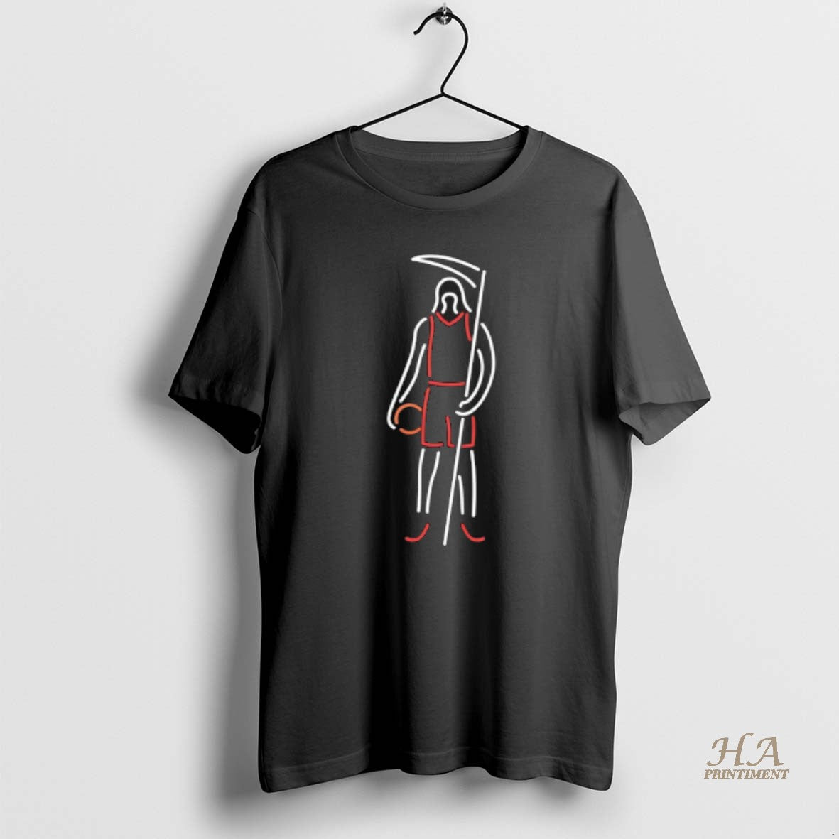 Official Slim Reaper Kevin Durant Houston Rockets Neon Shirt Hoodie Sweatshirt | PurePodTees.com