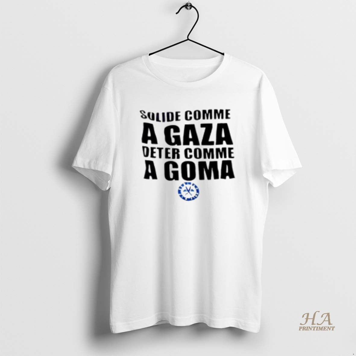 Official Solid As In Gaza Determined As In Goma Shirt Hoodie Sweatshirt | PurePodTees.com