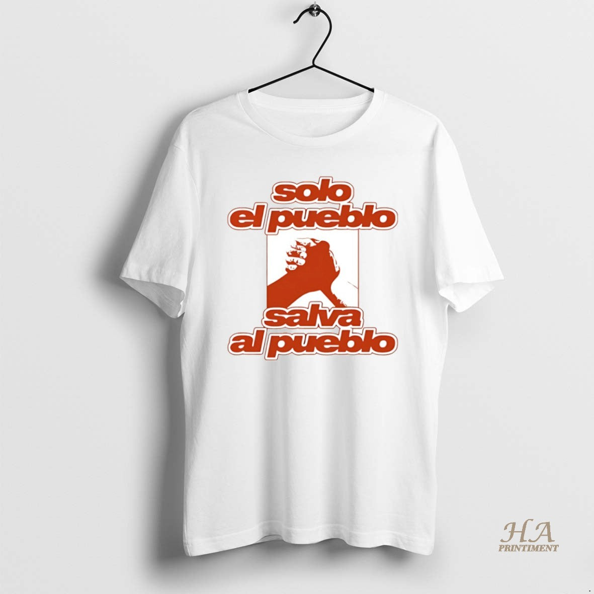 Official Solo El Pueblo Salva Al Pueblo Circle Shirt Hoodie Sweatshirt | PurePodTees.com