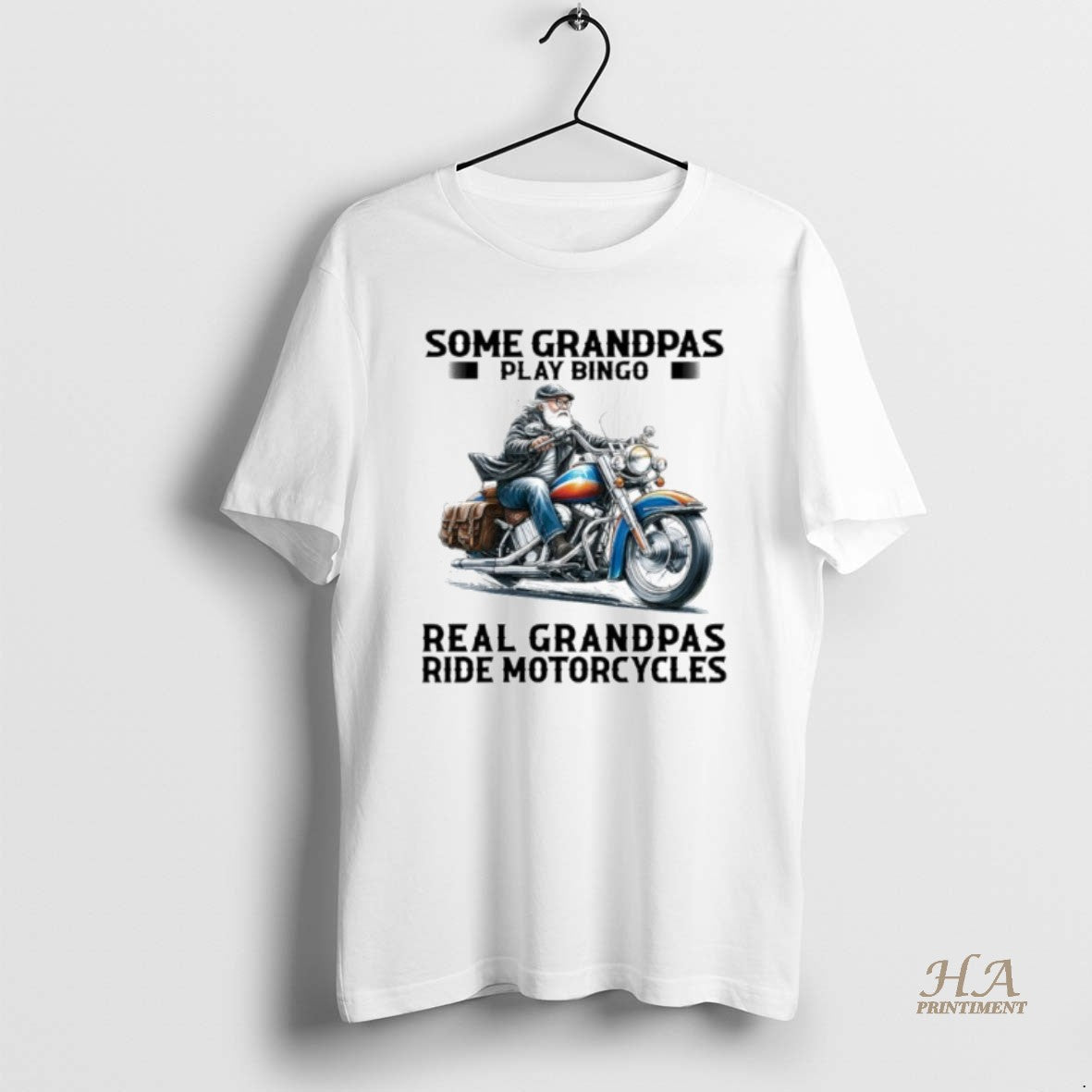 Official Some Grandpas Play Bingo Real Grandpas Ride Motorcycles Shirt Hoodie Sweatshirt | PurePodTees.com