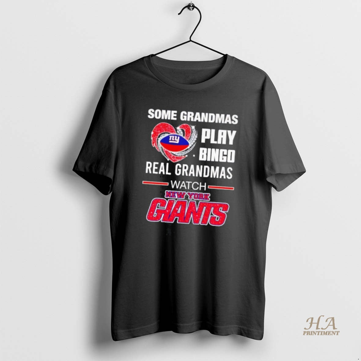 Official Some Grandmas Play Bingo Real Grandmas Watch New York Giants Shirt Hoodie Sweatshirt | PurePodTees.com