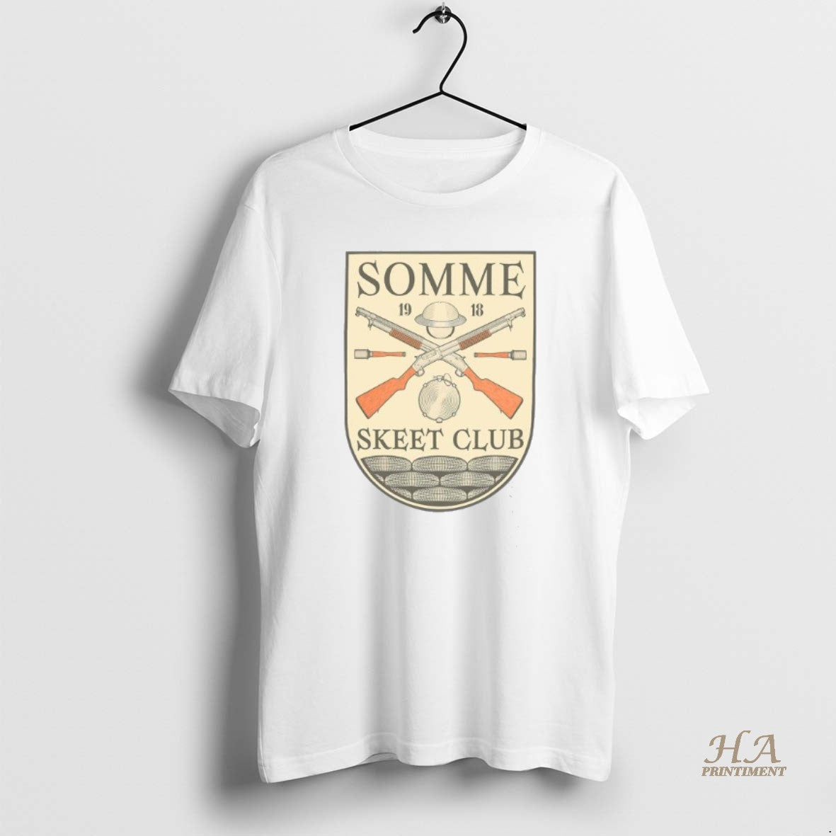 Official Somme Skeet Club 1918 Vintage Shirt Hoodie Sweatshirt | PurePodTees.com