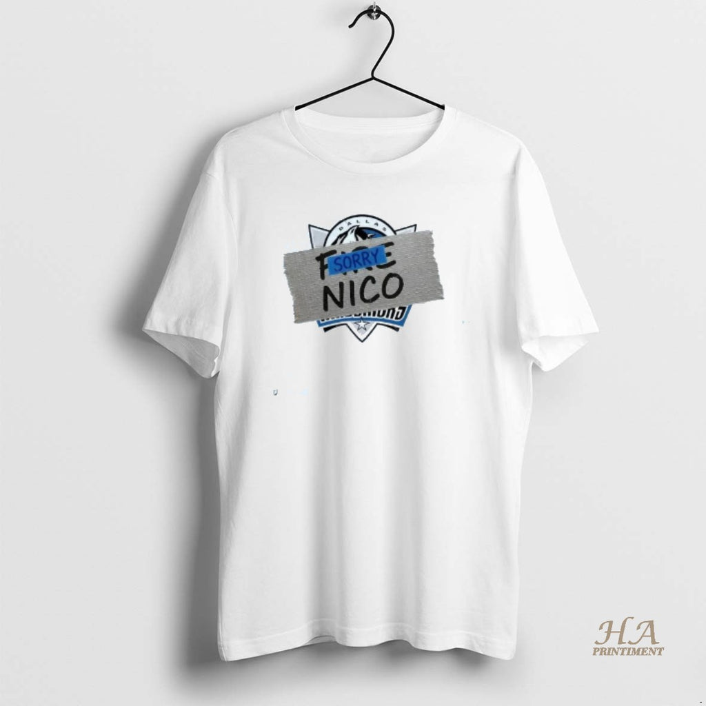 Official Sorry Nico Tape Dallas Mavericks Shirt Hoodie Sweatshirt | PurePodTees.com