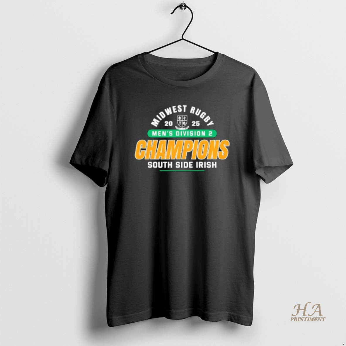 Official South Side Irish 2025 Midwest Rugby Mens D2 Champions Shirt Hoodie Sweatshirt | PurePodTees.com