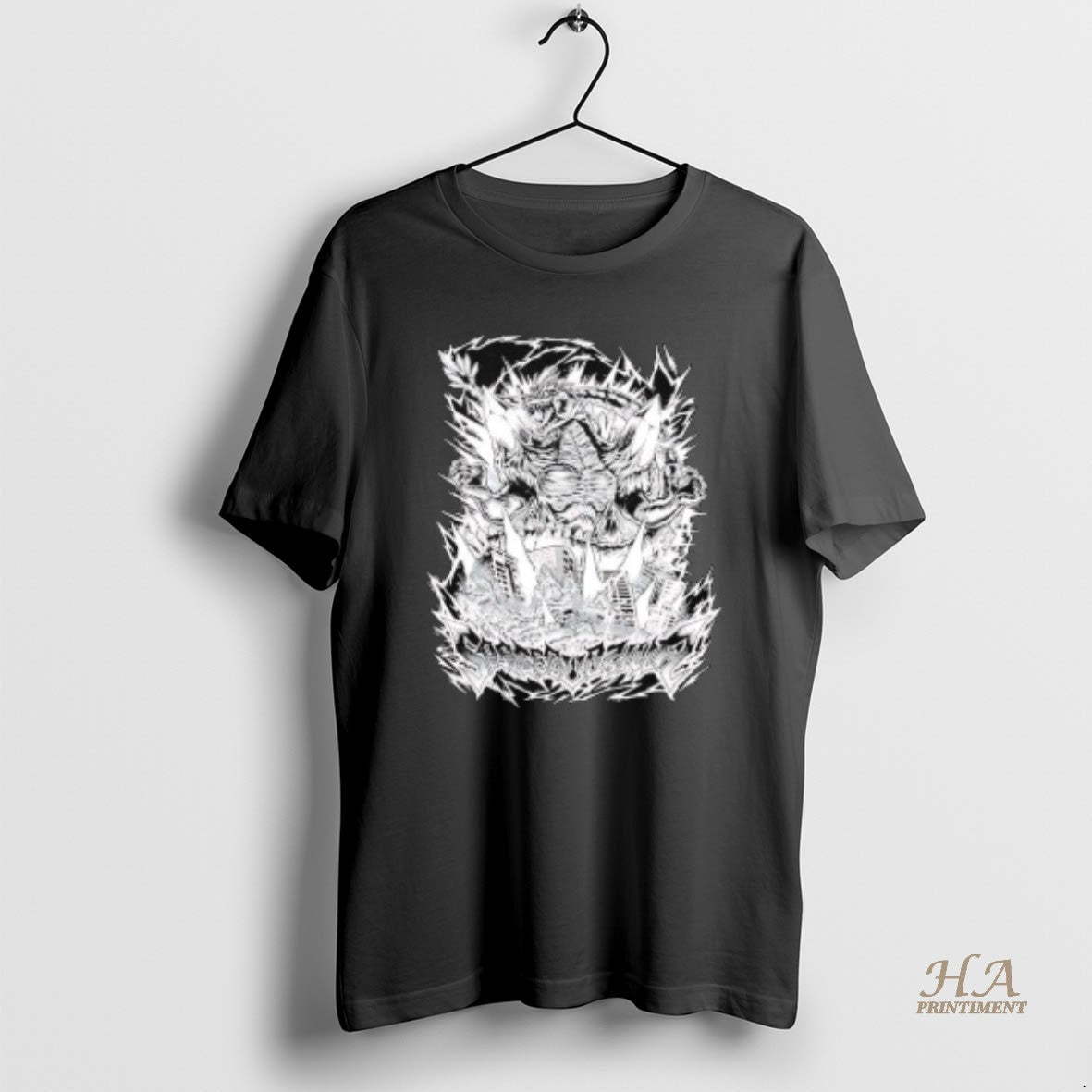 Official Spacegodzilla Nekro Variant Fictional Monster Graphic Shirt Hoodie Sweatshirt | PurePodTees.com