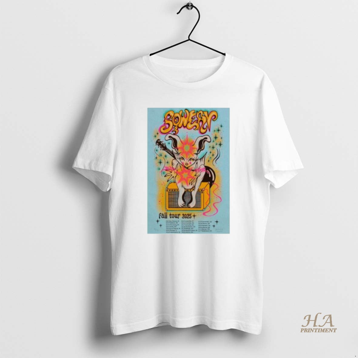 Official Sqwerv 2025 Fall Tour Shirt Hoodie Sweatshirt | PurePodTees.com