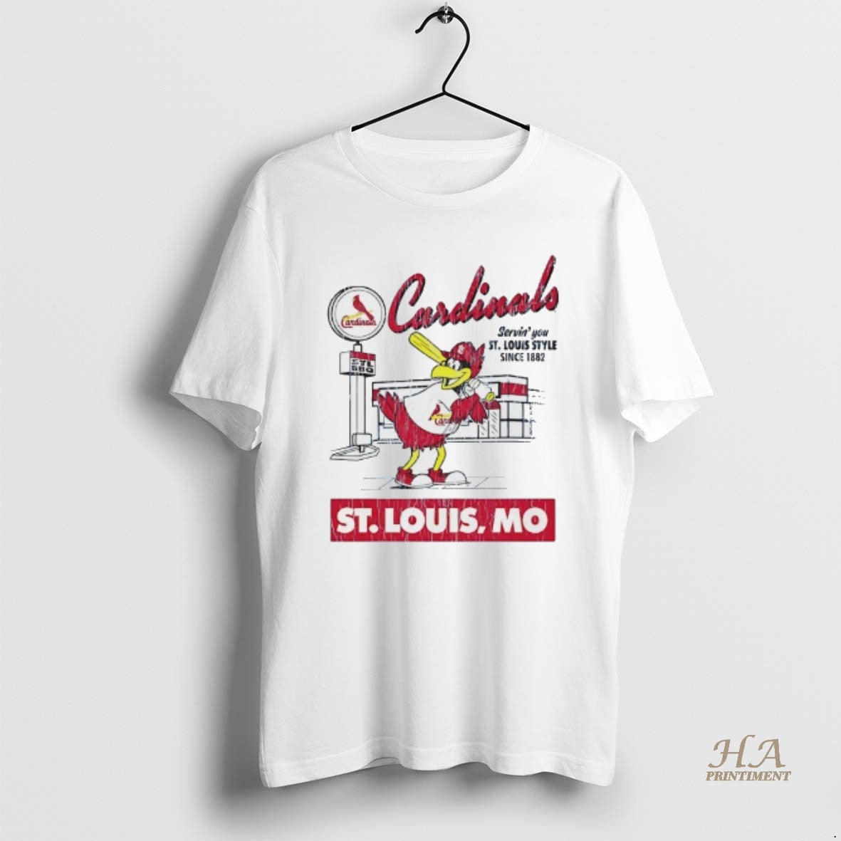 Official St Louis Cardinals Serving You St Shirt Hoodie Sweatshirt | PurePodTees.com