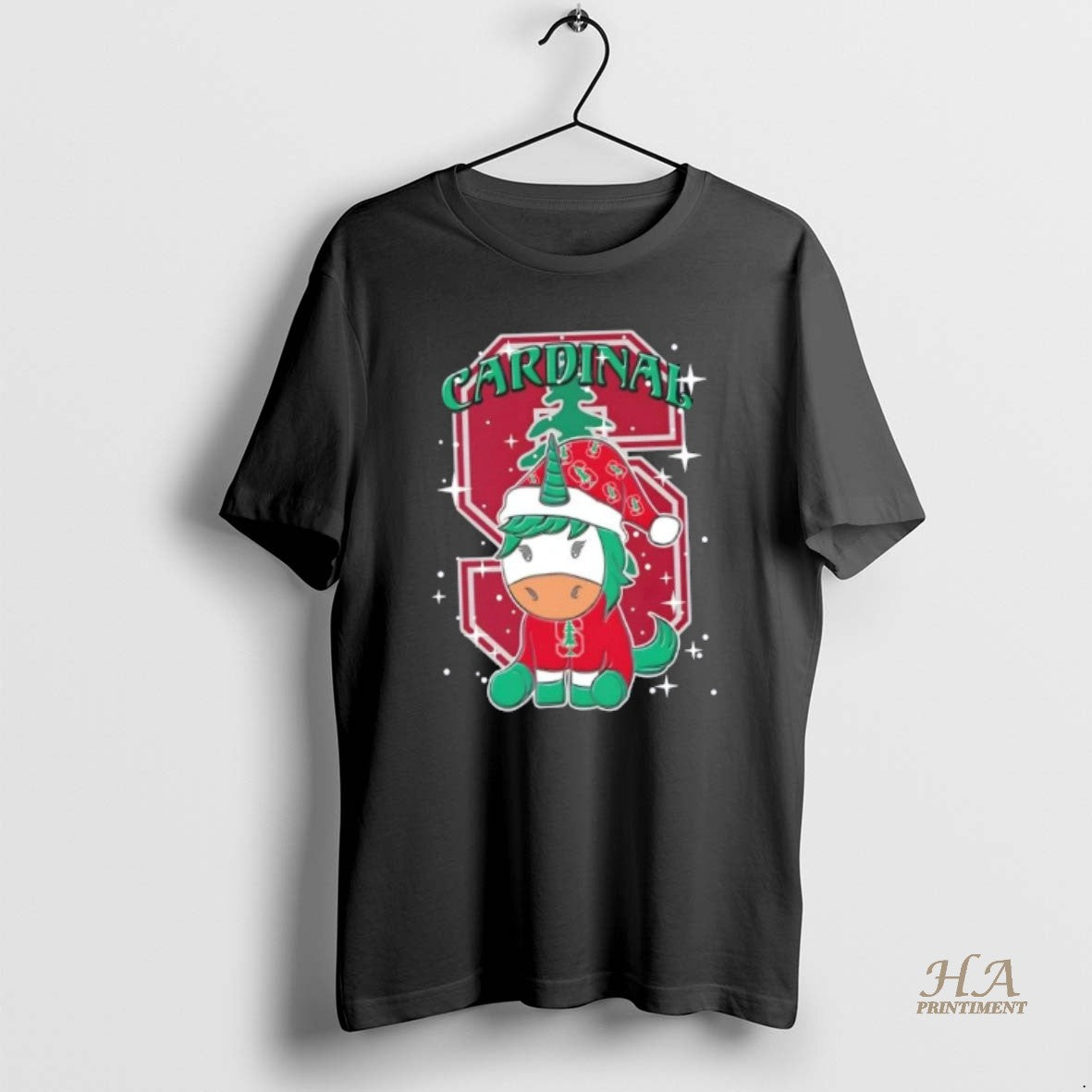 Official Stanford Cardinal Football X Unicorn Merry Christmas Shirt Hoodie Sweatshirt | PurePodTees.com