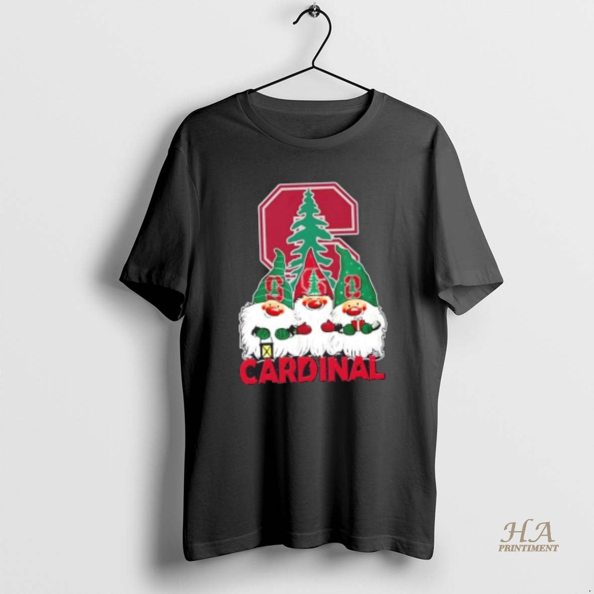 Official Stanford Cardinal X Gnomes Xmas Christmas Shirt Hoodie Sweatshirt | PurePodTees.com