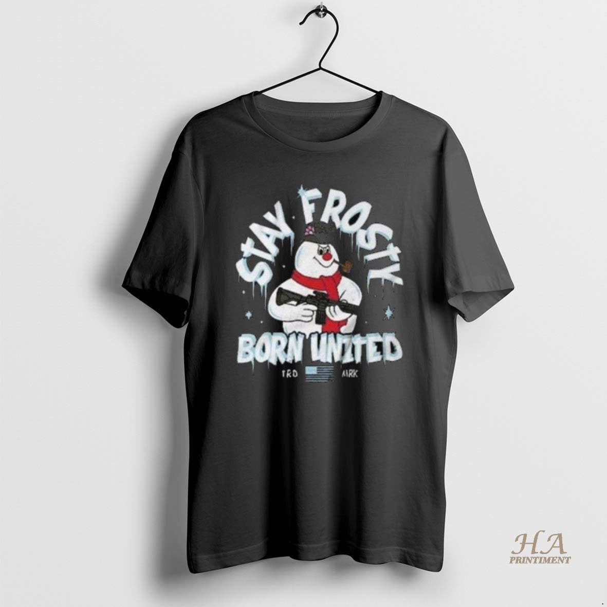 Official Stay Frosty Born United Holiday Long Sleve Shirt Hoodie Sweatshirt | PurePodTees.com