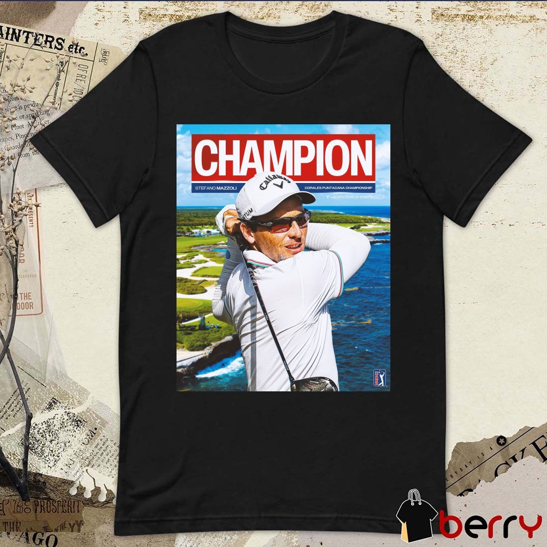 Stefano Mazzoli Corales Puntacana Championship Champion 2026 PGA Tour Poster t-shirt