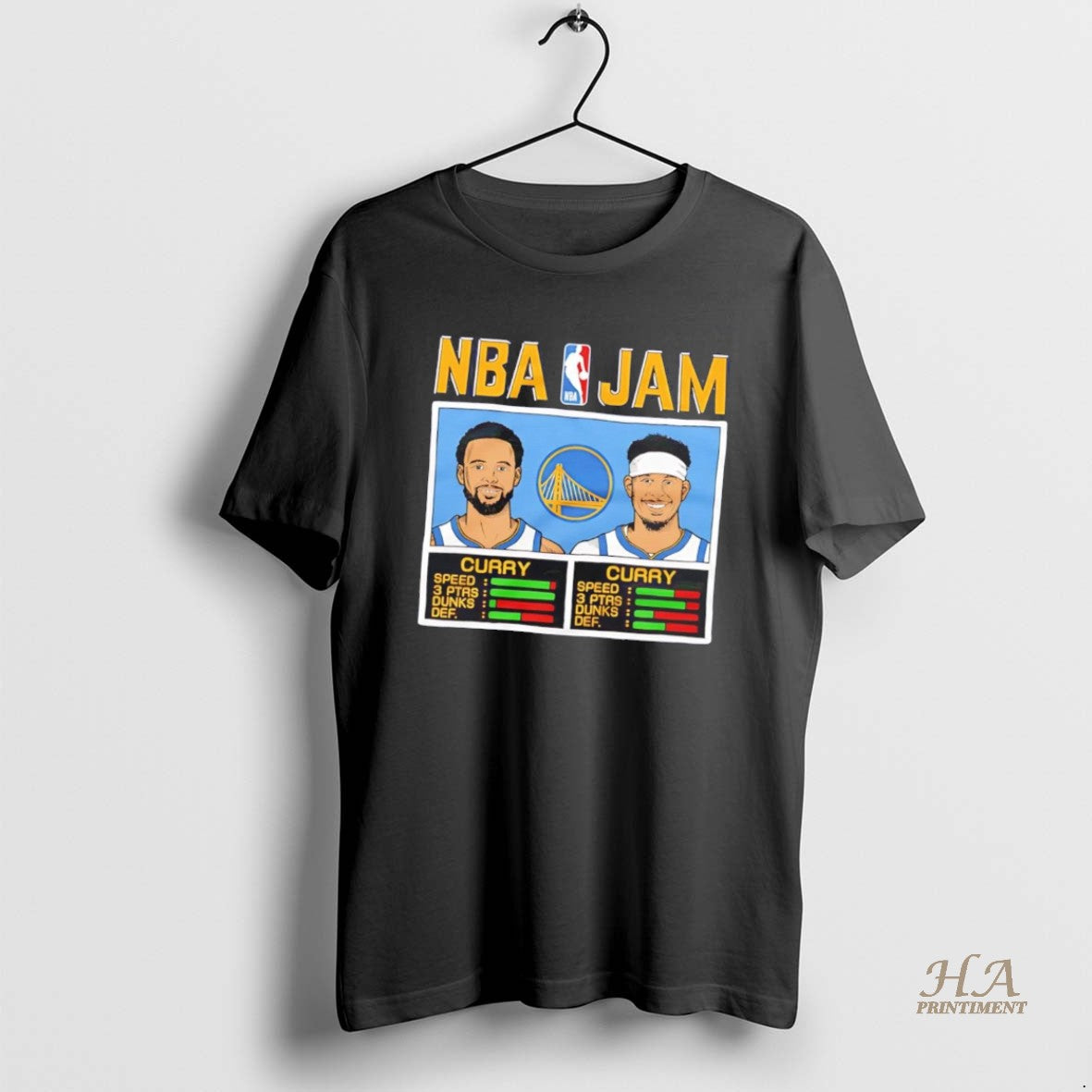 Official Stephen And Seth Curry Nba Jam Golden State Warriors Shirt Hoodie Sweatshirt | PurePodTees.com