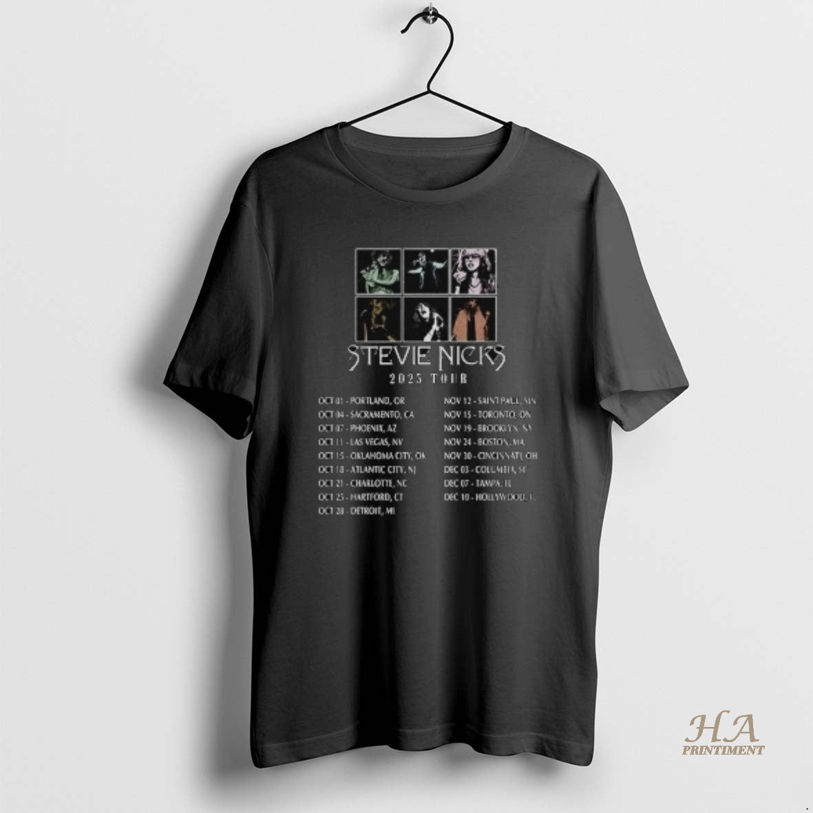 Official Stevie Nicks 2025 Tour Schedule Shirt Hoodie Sweatshirt | PurePodTees.com