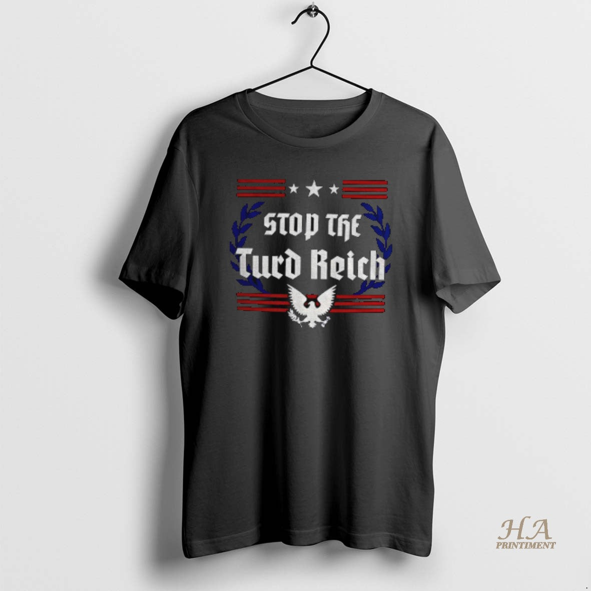 Official Stop The Turd Reich Protest Antifa America Shirt Hoodie Sweatshirt | PurePodTees.com